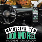 Total Interior Cleaner and Protectant for Cars, New Car Scent | Cleans and protects interior plastic, vinyl, leather, nav. screens, safe for cars, trucks, SUVs, Jeeps and RVs. 2 Pack