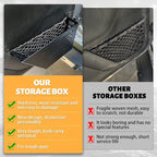 MAIKER Metal Front Door Storage Box, Door Side Insert Organizer Box Pockets for 2007-2018 Jeep Wrangler JK JKU 2/4 Door 2pcs(Black)