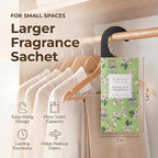 Large 12 Packs Hawaiian Plumeria Hanging Scented Sachets Long-Lasting Closet Deodorizer Air Freshener Fabric Refresher Odor Eliminator for Drawer Home Fragrance Gift Set