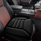 Car Seat Cushion with 1.2inch Comfort Memory Foam, Seat Cushion for Car and Office Chair (Black)
