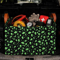 Alien Car Trunk Organizer,20L Collapsible Auto Storage Basket with Handles, Waterproof Reusable Shopping Grocery Bags for SUV, Truck, Green Aliens Cars Boot Organizer Gifts for Women Men Drivers