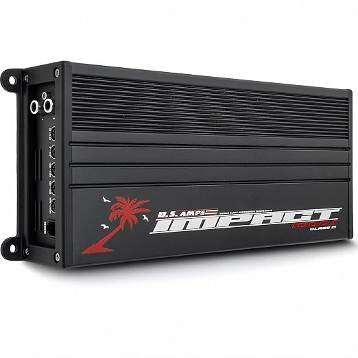 US Amps IMPACT-1000.1 Monoblock 1500W RMS Class D Mini Amplifier