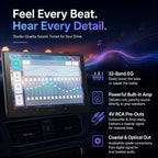 S8 Gen4 9" QLED Android Double DIN Car Stereo, Wireless CarPlay & Android Auto, 4G LTE, 4GB+64GB, DriveChat AI, Hi‑Fi DSP/4V RCA, Optical SPDIF, HDMI in/Out, F/R Dash Cam Inputs, S84G209P