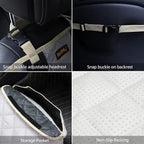 Dog Seat Cover for Front Seat Waterproof Front Seat Cover Protects Seats from Hair, Dirt, and Liquid Messes Scratch Proof Nonslip Bucket Seat Cover for Pet of Cars,Trucks and SUVs