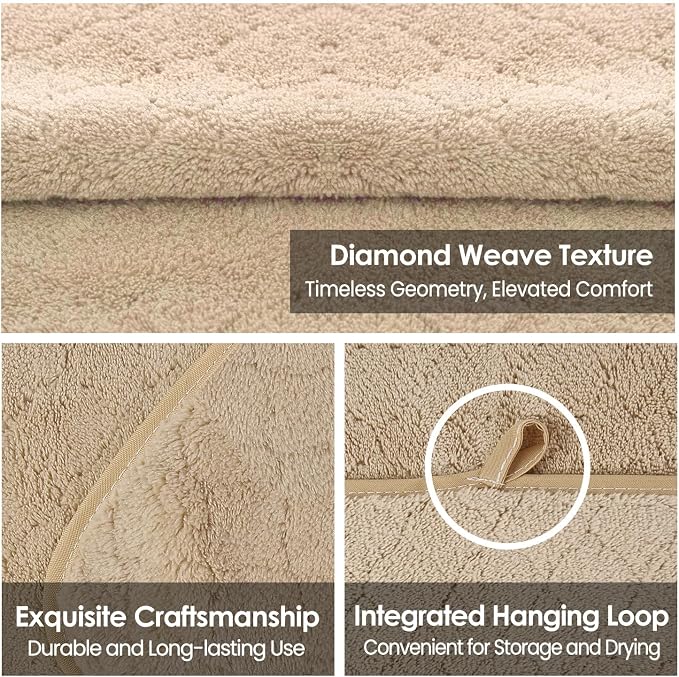 Bath Towels, Pack of 4, 30"x60", Large Microfiber Towel Set, Ultra Soft, Super Absorbent, Fast Drying, Perfect for Sauna, Shower, Pool, Sport, Travel, Fitness, SPA,Yoga, Coral Fleece - Camel