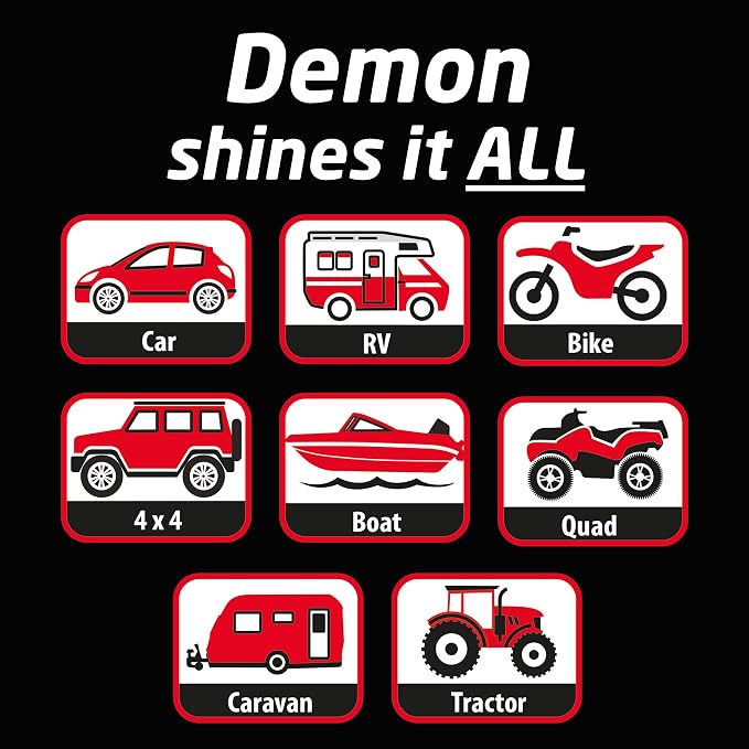 Demon Glass 34 fl Oz (1L) - Active Glass Cleaner