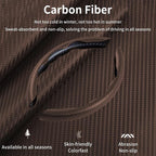 2Pc Carbon Fiber Steering Wheel Cover Universal Fit 99% Cars | Non-slip soft grip, easy to wipe clean, quick to install, perfect for daily commutes and road trips, Brown
