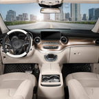 Car Steering Wheel Cover Universal Standard Size 14.5-15 inch, Black and White Microfiber Leather