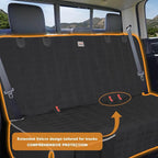 Dog Car Seat Cover for Back Seat,Washable Bench Seat Cover for Trucks,Nonslip Back seat Cover Protector for F150/Ram1500/GMC Sierra/Toyota/Chevrolet Silverado,Car Seat Covers for Dogs