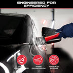 Z-007 Mini | Compact High-Pressure Car Cleaning Tool | Ergonomic Design Speeds Up Interior Detailing | Works with Air Compressor | Powerful & Portable