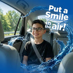 Little Pup 96603-6PK Ocean Splash Scent, Car Air Freshener, Clips to A/C Air Vent, Alcohol-Free Fragrance Oil, Non-Hazardous and Non-Toxic Plastic, Set of 6