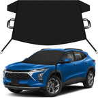 Car Snow Cover Compatible for Chevrolet Trax | Windshield Cover for Ice and Snow with S-Hook Straps | Heavy-Duty 600D Oxford Winter Car Cover, Waterproof & Anti-Slip