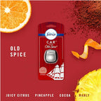 Car Odor-Eliminating Air Freshener Vent Clip, Original Old Spice Scent, 1 count