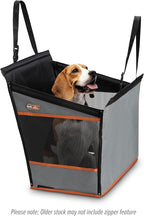 K&H Buckle N Go Dog Car Seat for Medium Dogs, Waterproof Fabric, Breathable Mesh Sides, Adjustable Seatbelt Leash, Pet Car Seat for Small to Medium Pets- 21 X 13 X 19in