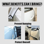 Door Protector Car Door Protector Edge Guards Car Door Edge Guards Adhesive Free Universal for Cars, Trucks, Suvs, Suvs and Most Car Door Panels (Black, 16.4Ft（5M）)