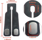 Amelity Car Headrest Hooks, Purse Hook for Vehicle 2 Pack Black | Universal Car Interior Accessories for Women, Available in 2/4 Pack, Storage Hanger Holds Purses, Backpacks, Grocery Bags
