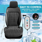 16 Fans 3 in 1 Cooling Massage Seat Covers for Cars,Cooling Comfortable Seat Cover, Universal Seat Cushion for Four Seasonsr&Massage (Black-1)