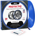 PROTECTiQ Universal Wheel Protection - Trim Easy to Apply with Automotive 3M Tape. 6 Colors - Fits Up to 24" Rims - Including Tesla - Blue
