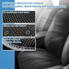 Cooling Car Seat Cover, 12V 3-Speed Car Seat Ventilated Cushion, Car Seat Cooling Pad,Universal Fit for SUV Truck Accessories, Black