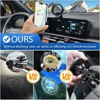 Car Phone Holder for Kia Sportage 2026 Accessories 12.3-in Screen | 2026 Kia Sportage Cell Phone Mount for Magsafe iPhone, 360° Hands-Free No Air Vent Blockage One-Hand Operation Stable Stand