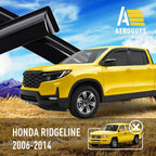 Extra Durable Window Deflectors Tape-On Window Visors Rain Guards Fit for Honda Ridgeline 2017-2026, Sun Visors, Wind Vent for Shades, Exterior Car Accessories - 4pcs. AG0945
