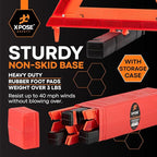 Reflective Emergency Triangles – 1 Kit (3 Triangles) – DOT Approved Roadside Car Safety Warning Reflectors – Red & Orange Automotive Vehicle Hazard Visibility Markers