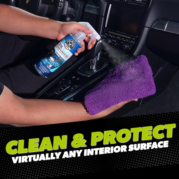 Car Wash And Interior Detailing Kit With Storage Bag Car Wash Soap, Wheel Cleaner, Interior Spray, Microfiber Towels And Wash Mitt