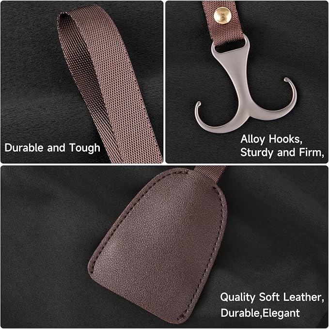 Purse Hook for Car, 2 Pack Headrest Hanger Hooks, Car Essentials for Women | Seat Storage Organizer, Headrest Hanger Holder, For Purses Handbags, Women Accessories