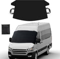 Windshield Cover for Ice and Snow | Enhanced 600D Oxford Fabric Windshield Frost Cover | Water, Heat & Sag-Proof Car Windshield Snow Cover | Suitable for Van & MPV | XX-Large (78 x 45 Inches)