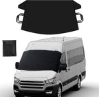 Windshield Cover for Ice and Snow | Enhanced 600D Oxford Fabric Windshield Frost Cover | Water, Heat & Sag-Proof Car Windshield Snow Cover | Suitable for Van & MPV | XX-Large (78 x 45 Inches)
