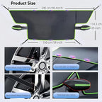 Windshield Snow Cover - Car Windshield Cover for Ice and Snow,Automotive Magnetic Windshield Frost Cover with Side Window and Mirror Protector for Winter Use