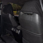 2pcs Waterproof Towel Front Seat Covers Black Non-Slip Bucket Seat Dog & Kid Auto Protector