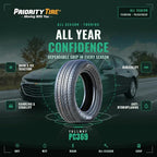Fullway PC369 All-Season Passenger Car Performance Radial Tire-205/65R16 205/65/16 205/65-16 95H Load Range SL 4-Ply BSW Black Side Wall UTQG 380AA