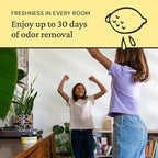 Lemon Odor Removing Gel, 7 oz., Pack of 3 - Safer Odor Absorbers for Home, Natural Plant-Based Odor Eliminator, Every 7 oz. lasts 15-30 Days, For Cooking, Trash & Pets