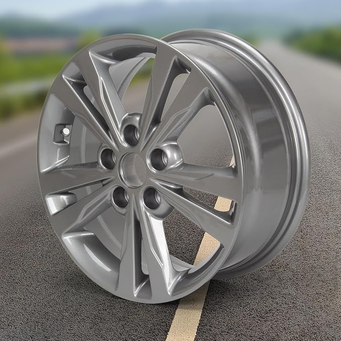 New 16x6.5" 16 Inch Premium Aluminum Alloy Wheel Rim Compatible with Hyundai Elantra 2016 2017 2018 Rim | OEM Design, Alloy Replacement Wheel, Super Duty Car Rims Replacement - OE Stock Specs