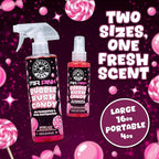 Mr. Pink Bubble Rush Candy Scent Car Air Freshener and Odor Eliminator for Cars, Trucks, and SUVs, Home, and Office - Full Size Sweet Bubble Gum Candy Scent Spray, 16 Fl Oz