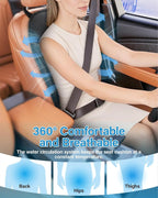 GPUTEK Liquid Cooling Car Seat Cover, 12V-24V Active Cooling Seat Cushion with 3 Cooling Modes, Quiet Seat Cooler, for Car SUV Truck