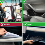 Car Registration and Insurance Holder, Vehicle Glove Box Organizer Cool Car Accessories, Auto Truck Document Holder for Cards, Driver License, Black Glitter