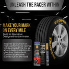 Paint Pen Gold - Waterproof Permanent Paint pens for Car Wheels Lettering | Car Wash Safe and Durable | Made in Japan (Pack of 1)