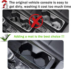 Cup Holder Insert for Toyota Camry 2025 2026 Accessories Center Console Cup Holder Armrest Front Drink Holder Protection Organizer Interior Decoration for 9th Gen Camry XSE/XLE/SE/LE, Black