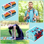 2 Pack Car Seat Towel Covers Athletic Running Towel Performance Microfiber Post Workout Sweat Washable Cover Non Slip for Seat Outdoor Sport (Navajo Tribal)