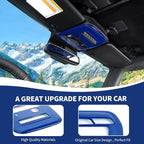 for Bronco Front Reading Light Panel Trim Cover Compatible with 2021-2025 Ford Bronco Interior Accessories 2-Door 4-Door, Blue (with AUX Switches)