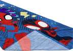 Children Beach Towel - 100% Cotton Super Soft Absorbent Bath Towel, 28" x 58" Inch Lightweight for Travel, Official Licensed Product, Blue - Spidey & His Amazing Friends