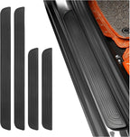 4PCS Car Door Sill Protector,Anti-Scratch & Waterproof Car Door Sills Scratch Protection,Universal Car Exterior Accessories Automotive Door Entry Guard for Car,Truck,SUV (Black, Width 1.96")