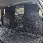High Barrier Dog Car Seat Cover with Hard Bottom,Mesh Window,Waterproof,Anti Scratch,Safe,Easy to Use and Clean,Holds 330lbs,Foldable Car Seat Protector for Cars,SUVs,Small Pickup Trucks