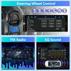Single Din Car Stereo with Wireless Apple Carplay, 6.9 Inch Touchscreen Car Radio with Bluetooth 5.0 Android Auto Mirror Link FM/EQ USB/AUX/TF/SWC+Remote Control