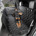 Dog Backseat Cover with Hammock for Cars, SUVs, and Trucks – Waterproof Layers, Nonslip Seat Protector, Durable Nylon Clips, K9 Shield with Heavy Duty Thread, (Regular, Black)