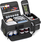 2 Layer Golf Trunk Organizer with Bottom Shoe Space, Golf Car Locker for Men & Women, Holds 2-3 Shoes, Balls, Tees, Cap, Gloves and Clothes (Patenting Design)