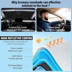 Windshield Sunshade for Aston Martin DBX, DBX707 2021-2022, 2023, 2024 Sun Visor for Front Window Sun Shade Cover, UV Blocker & Protector, Car Accessories