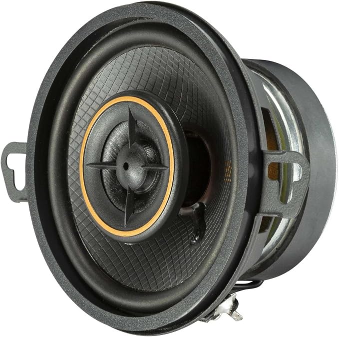51KSC3504 Coaxial Speaker System, 2-Way Design, One (1) Pair, 3.5" (89mm) Polypropylene Woofer/Midrange, 1/2" (13mm) Silk-Dome Tweeters, 50 Watts RMS, 100 Watts Peak